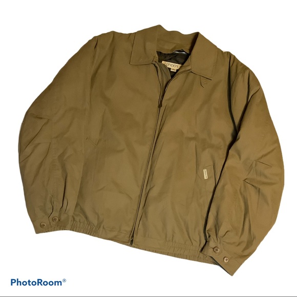 London Fog Quilted Lined Mens Jacket 